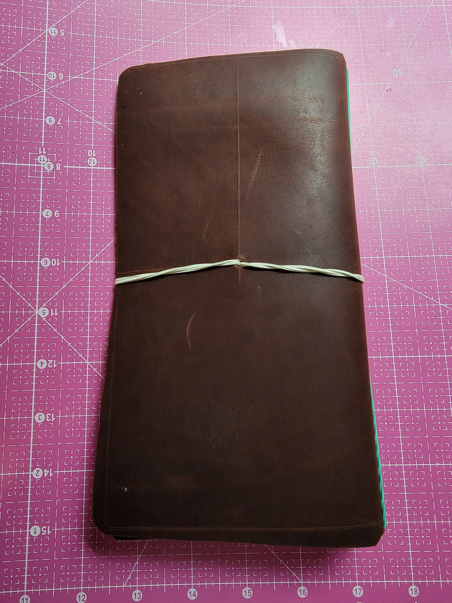 9' x 10'(ish) leather Journal cover (unburnished)