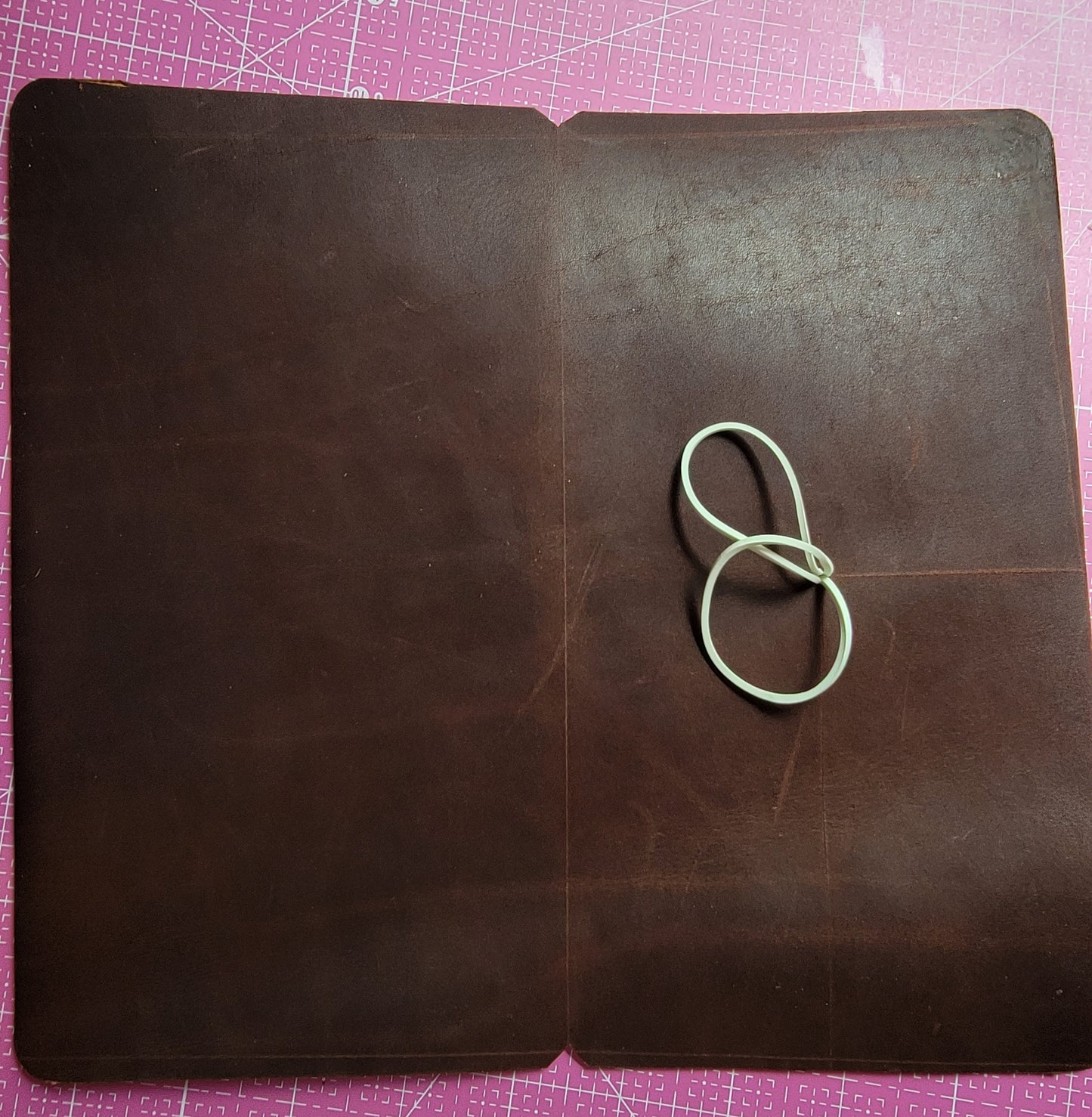 9' x 10'(ish) leather Journal cover (unburnished)