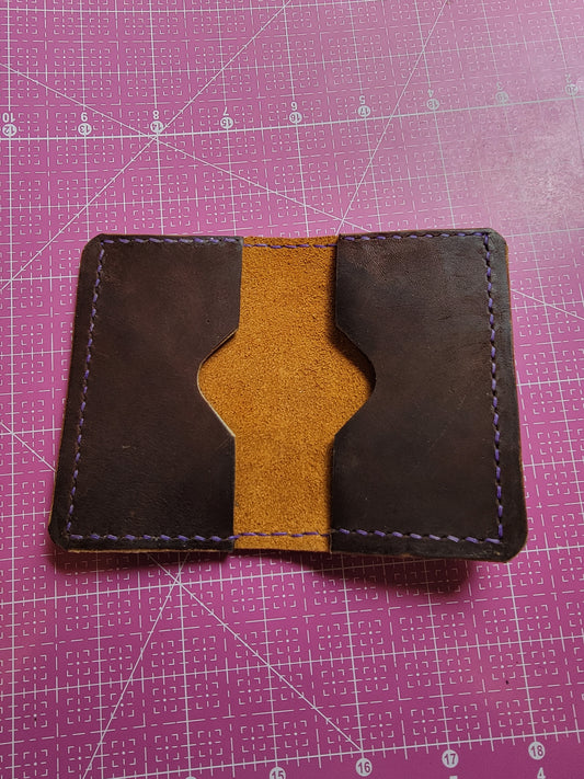 Two pocket Folding card holder