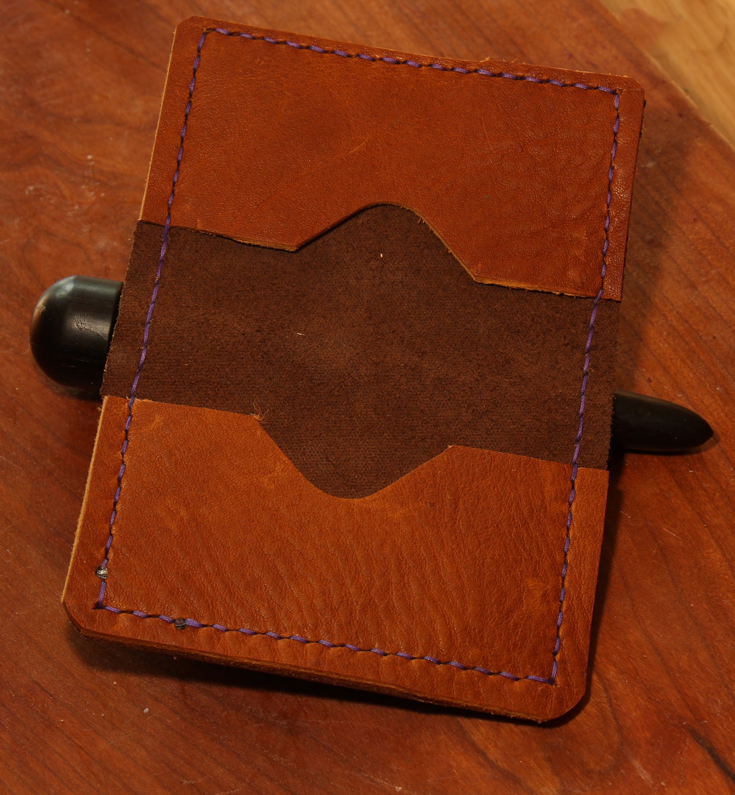 Horizontal Folding 2 card wallet